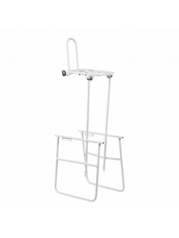 Porte-bagage avant Hyacinth Peace Frog argent